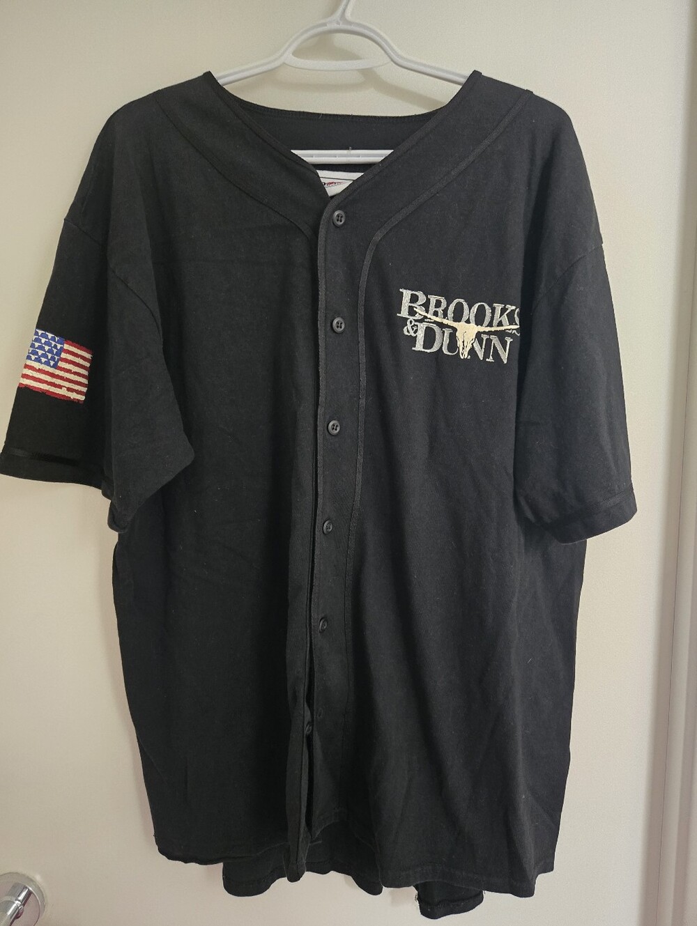 Mens Brooks & Dunn Band Button-Front Jersey - XL